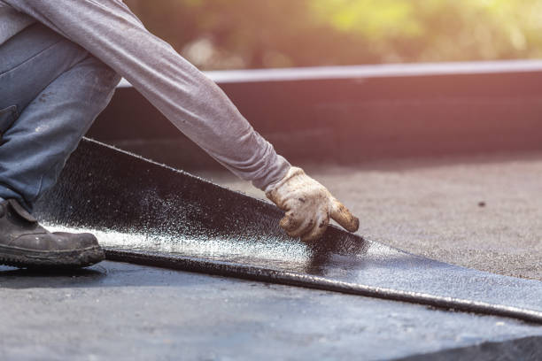 Professional Waterproofing technician working in Mountain, WI